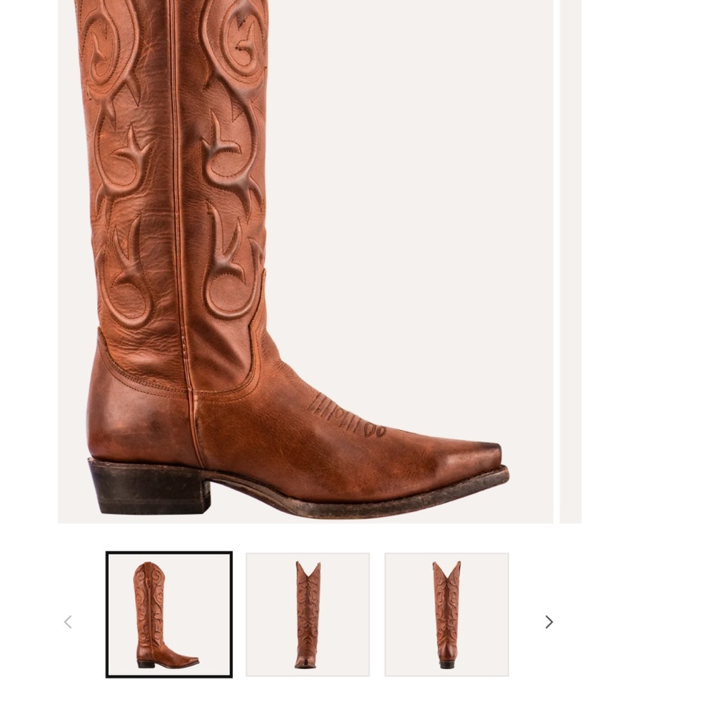 Stetson Brown Heeled Boots - Picture 2 of 3